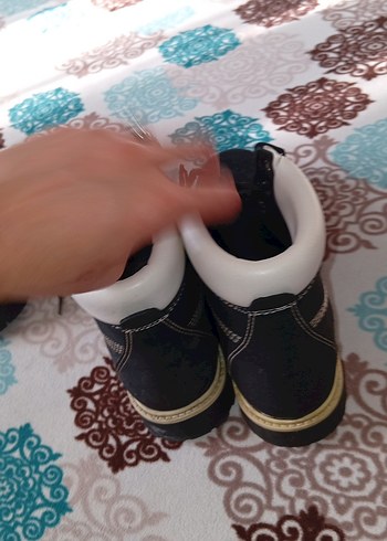 Siyah Gri Erkek Bağcıklar - Sokak Stili - Görsel 3