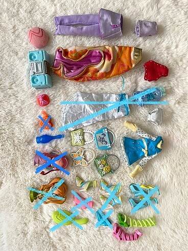 Winx Mattel Lot Aksesuarlar