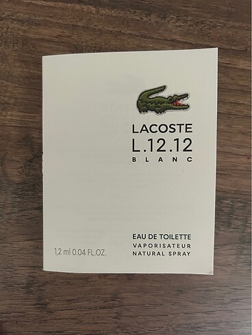 Lacoste L 12.12 blanc