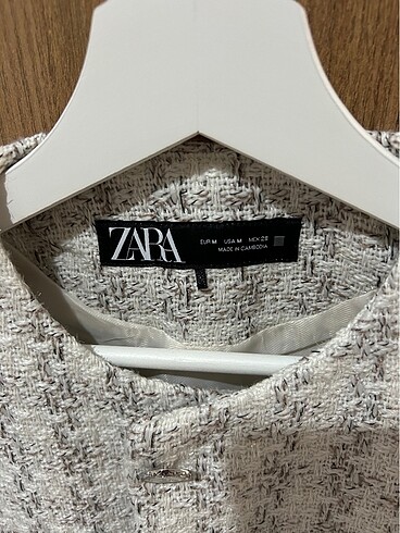 m Beden Zara dokulu crop yelek