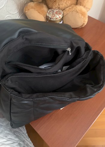 Beden siyah Renk Siyah Zincir Detaylı Deri Kadın Çanta stradivarius