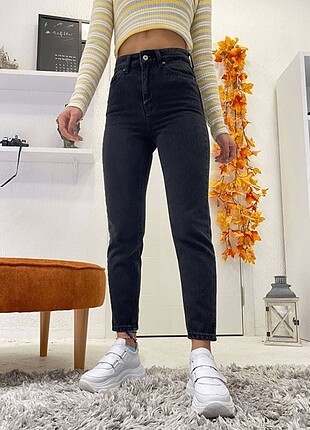 Füme renk mom jean