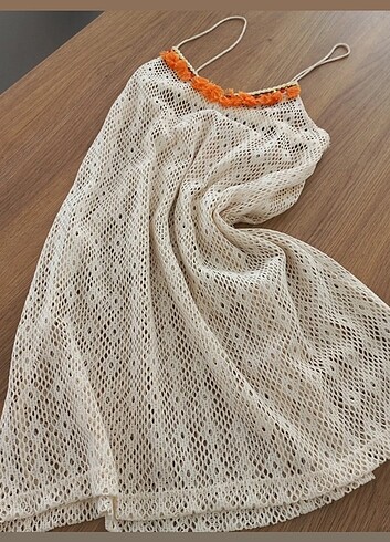 TWİST PLAJ ELBİSE SADE SİK TARZ - Görsel 6