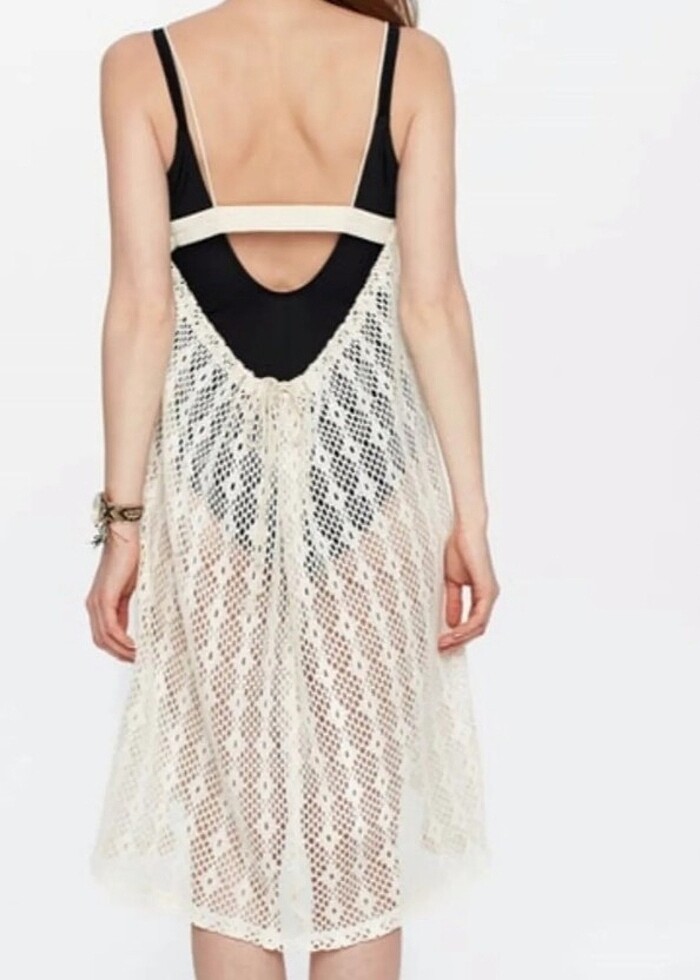 TWİST PLAJ ELBİSE SADE SİK TARZ - Görsel 5