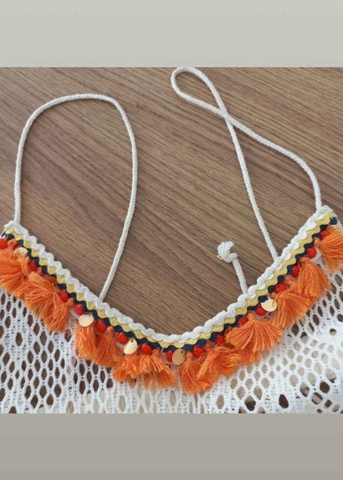 TWİST PLAJ ELBİSE SADE SİK TARZ - Görsel 2