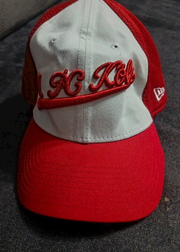 New Era Orijinal Kırmızı Beyaz Şapka - Görsel 3