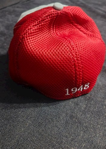 New Era Orijinal Kırmızı Beyaz Şapka - Görsel 6