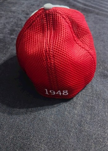 New Era Orijinal Kırmızı Beyaz Şapka - Görsel 5