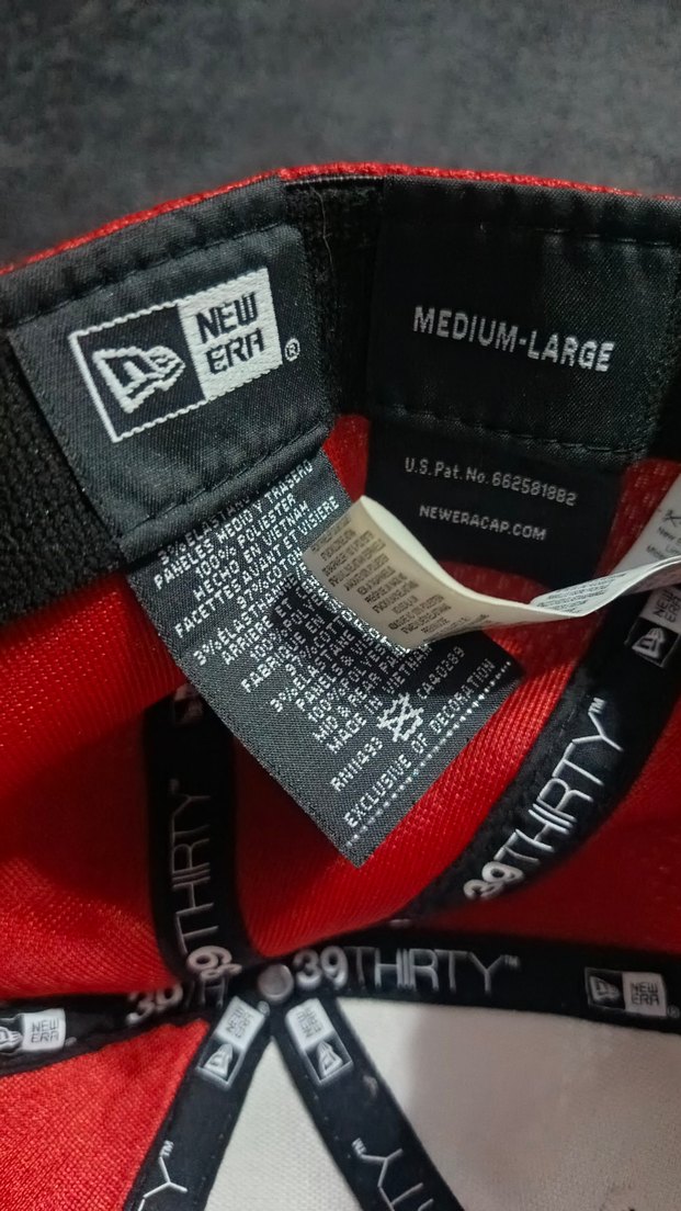 New Era Orijinal Kırmızı Beyaz Şapka - Görsel 4