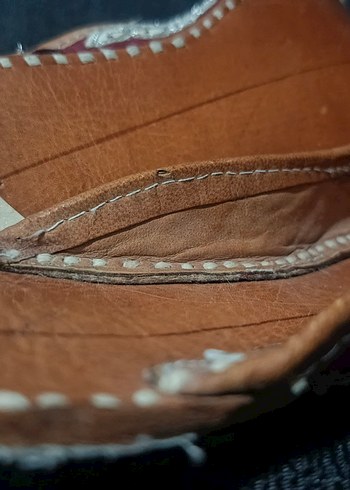 el yapımı otantik deri çarık - Görsel 3