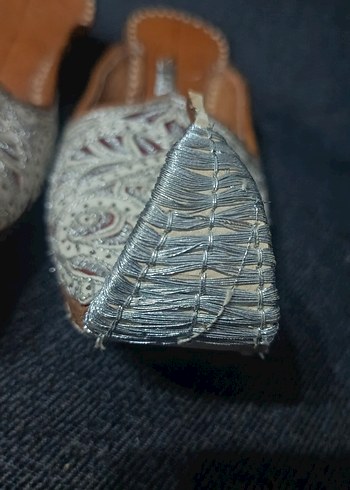 el yapımı otantik deri çarık - Görsel 6