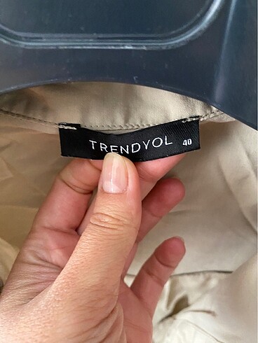 40 Beden Trendyol krem gömlek #gömlek