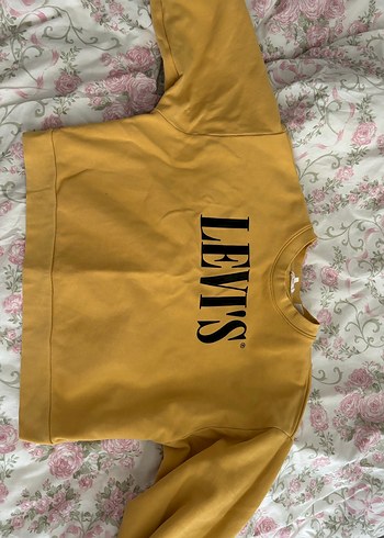 Levis Levi S Hardal Sarisi Bisiklet Yaka Sweatshirt Levis Sweatshirt