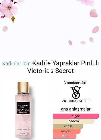 Beden Renk Victoria's secret velvet petals shimmer