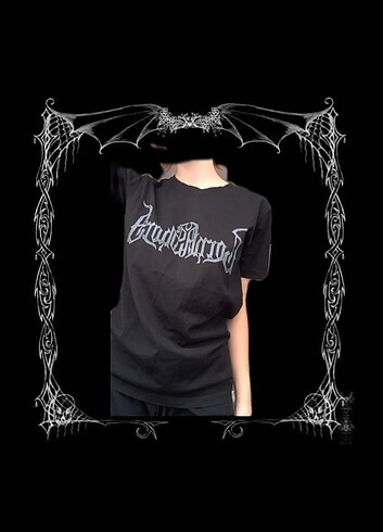 Lorna shore baskılı tshirt