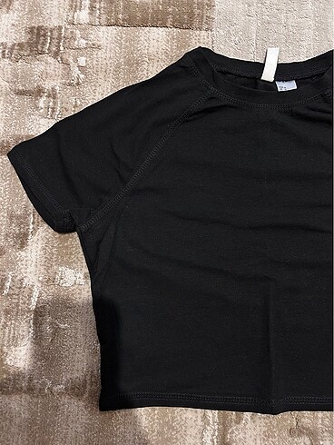 H&M Hm siyah crop