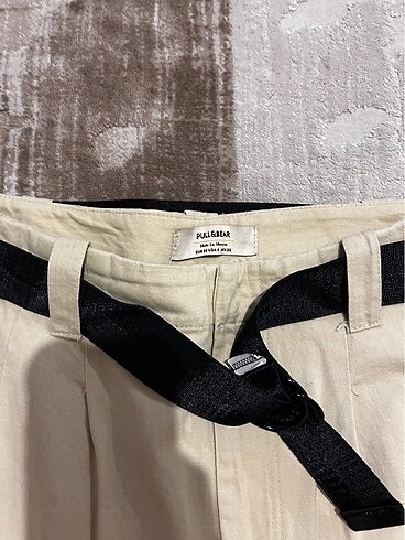 s Beden Pull and bear keten karışımlı pantolon