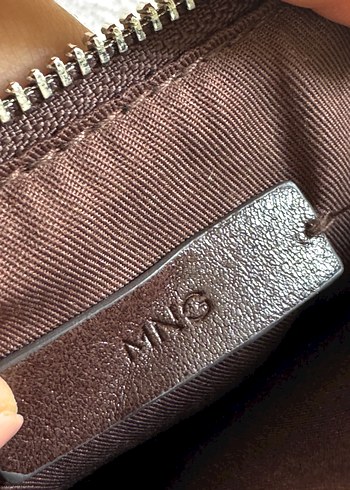 Zincir Detaylı Kahverengi Deri Kadın Çanta - Görsel 3