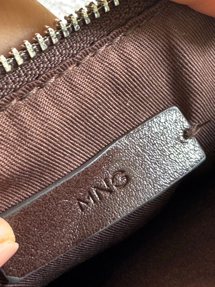 Zincir Detaylı Kahverengi Deri Kadın Çanta - Görsel 3