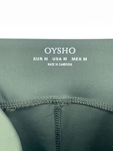 m Beden yeşil Renk Oysho Tayt / Spor taytı %70 İndirimli.