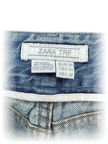 36 Beden Zara Mini Şort %70 İndirimli.