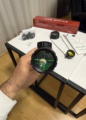 Siyah Eyebre Optics Tüfek Dürbünü - Görsel 5