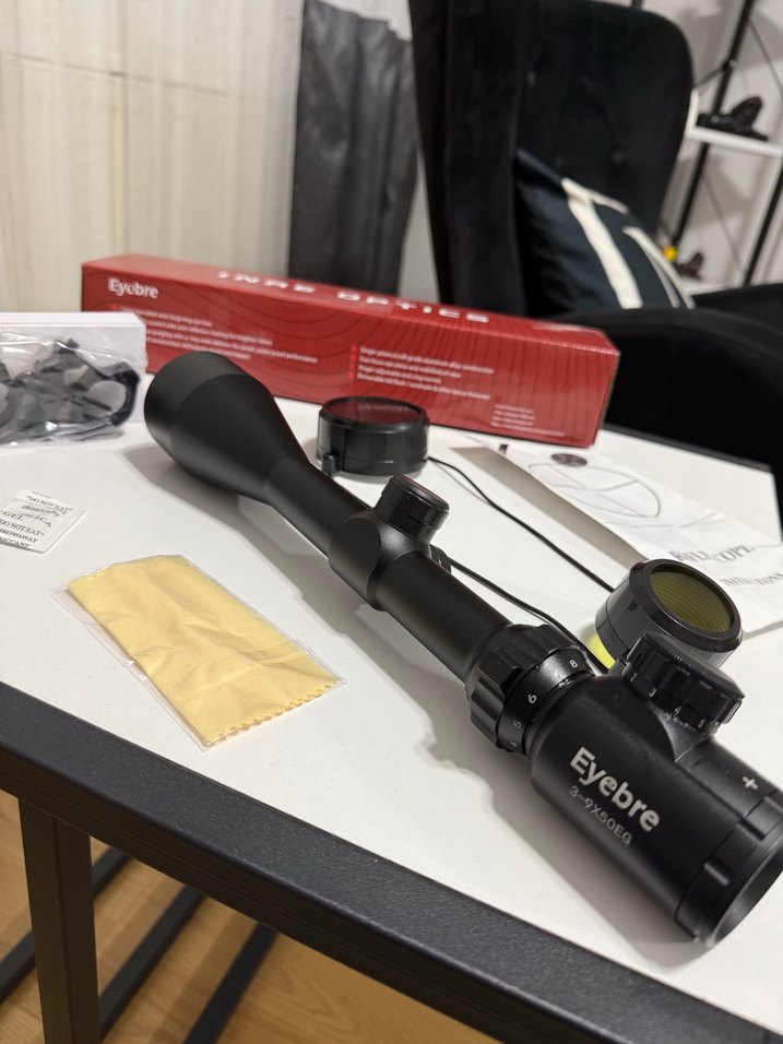 Siyah Eyebre Optics Tüfek Dürbünü - Görsel 2