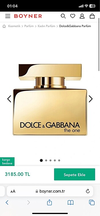 Dolce & Gabbana #Bir kaç kez kullanıldı #dolce gabbana #Parfüm