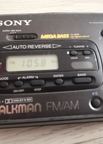 Sony Walkman FM/AM Müzik Sistemi Siyah