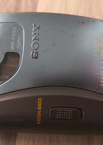 Hatasız Sony Mega Bass Mavi Walkman FX 153