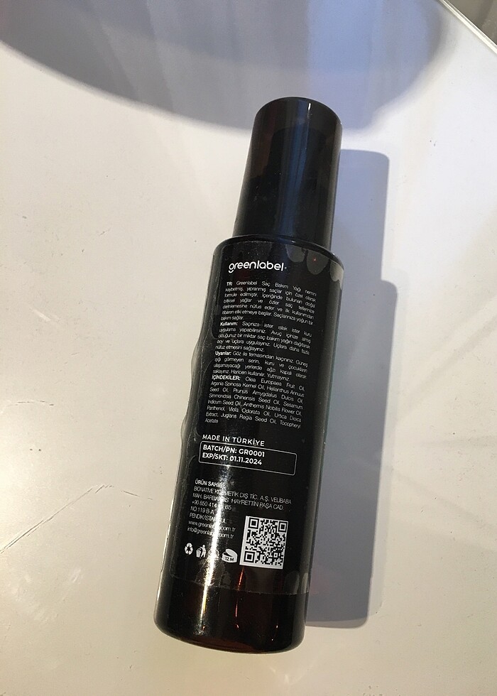 Greenlabel saç yağı - Görsel 2