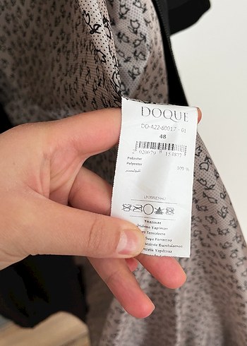 Doque Uzun Siyah Gotik Fermuarlı Kadın Kaban - Görsel 5