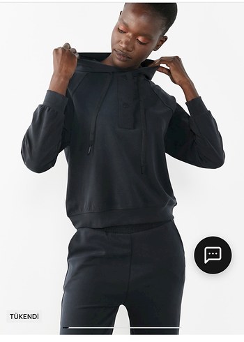 Paul mark Uzun Kollu Siyah Kadın Eşofman Takımı - Görsel 2