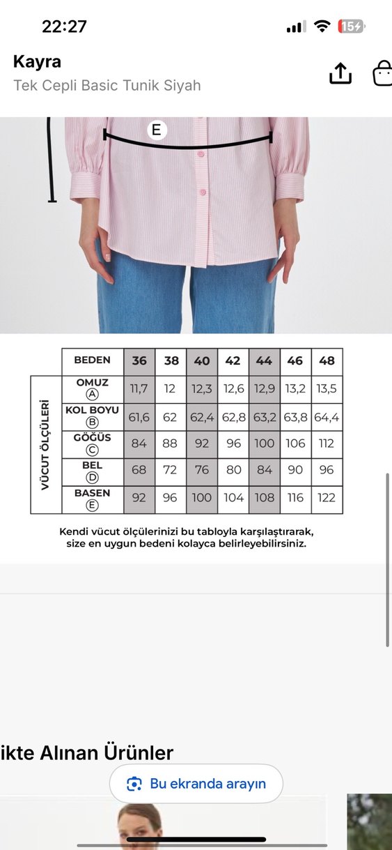 Kayra Gri Uzun Kollu Kadın Gömlek - Görsel 3