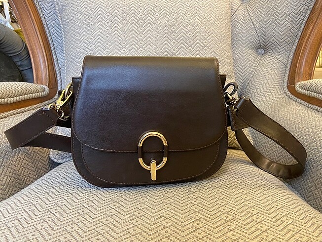 Nine West koyu kahverengi Çanta