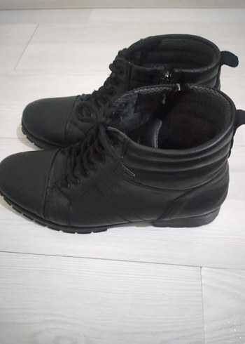 Siyah Bağcıklı Erkek Gotik Bot - Görsel 3