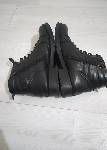 Siyah Bağcıklı Erkek Gotik Bot - Görsel 6