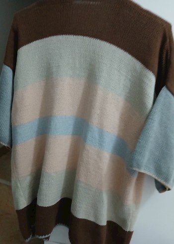 H&M Bohem Tarz Uzun Kollu Bej Triko Hırka