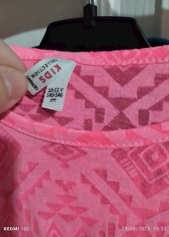 Pembe Bohem Kız Çocuk Pelerini - Görsel 3