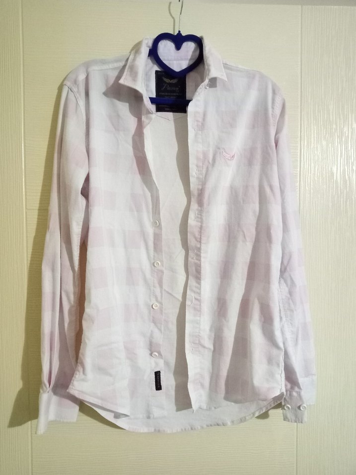 Erkek Beyaz Pamuklu Uzun Kollu Gömlek - Görsel 2