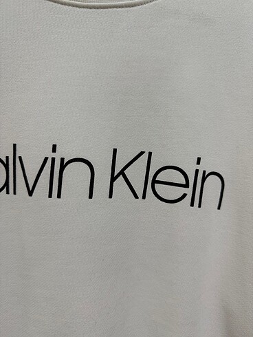 s Beden beyaz Renk Orjinal Calvin klein Sweatshirt