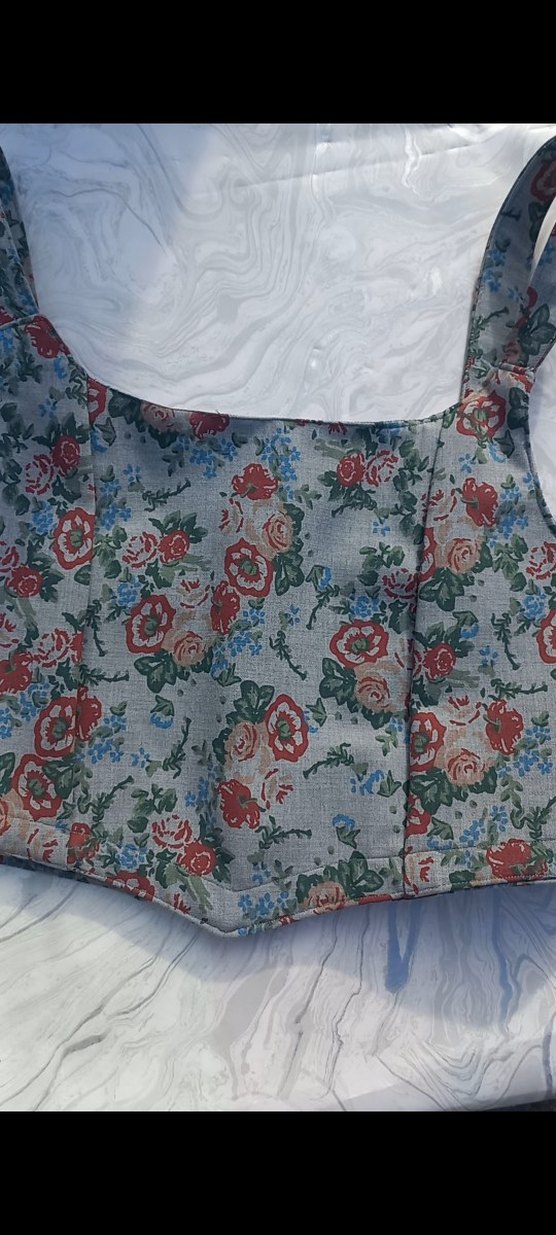 Arkası ipli, bağlamalı Büstiyer Korse - Görsel 2