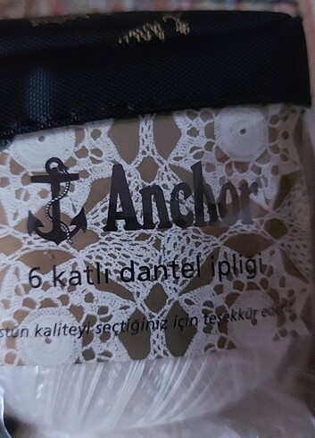 6 katlı dantel ipliği