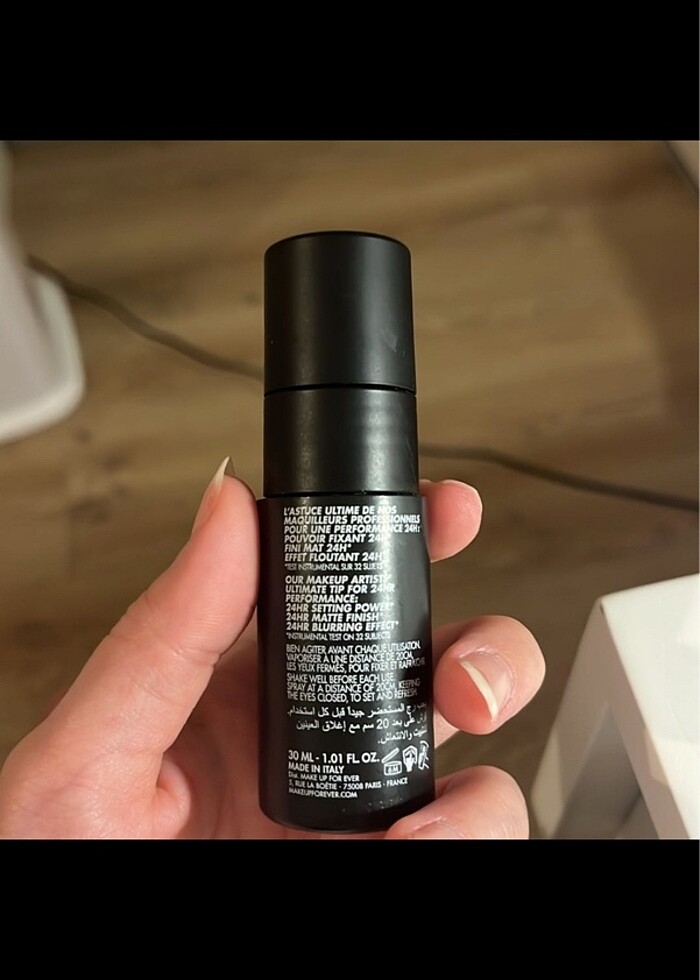 Make Up For Ever Sabitleme Spreyi - Görsel 2