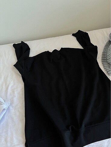 xl Beden Siyah sweat tunik