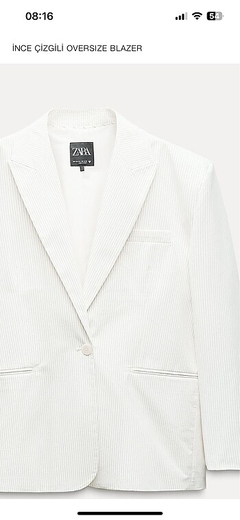 Zara blazer ceket