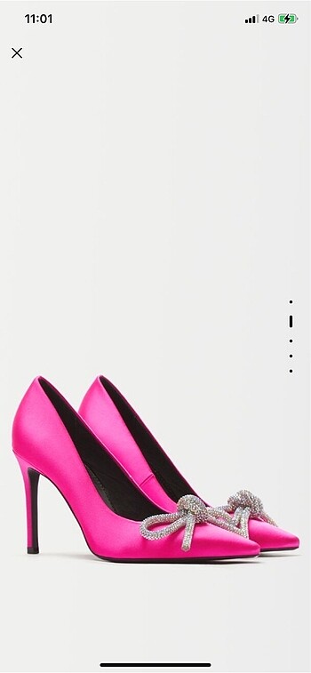 Bershka Stiletto fuşya tengi