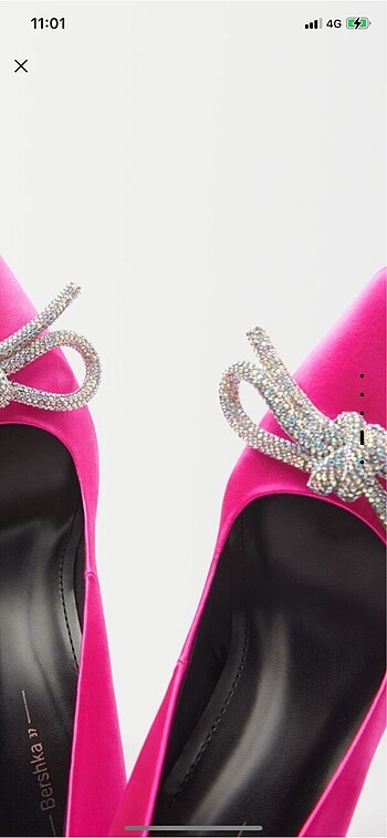 37 Beden Stiletto fuşya tengi