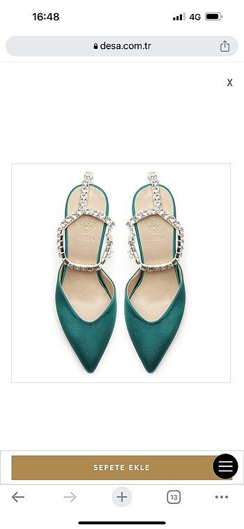Taşlı stiletto