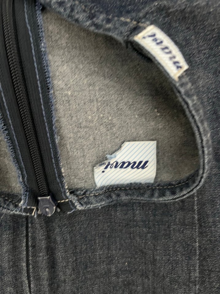 Lacivert Bohem Midi Kot Elbise - Görsel 4